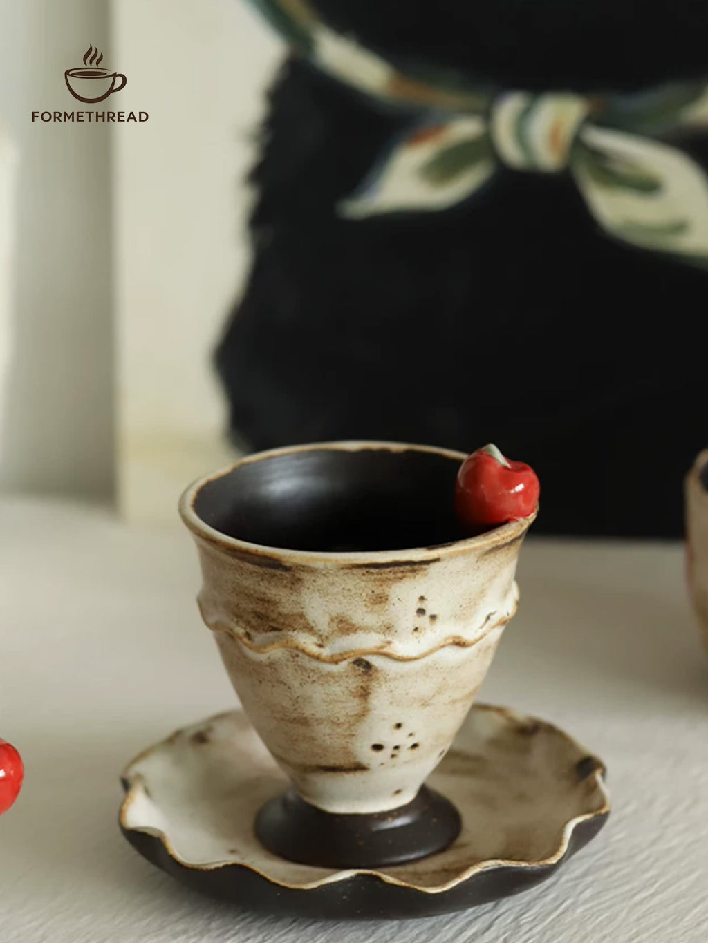 Pomelo Ash Artisan Latte Cup