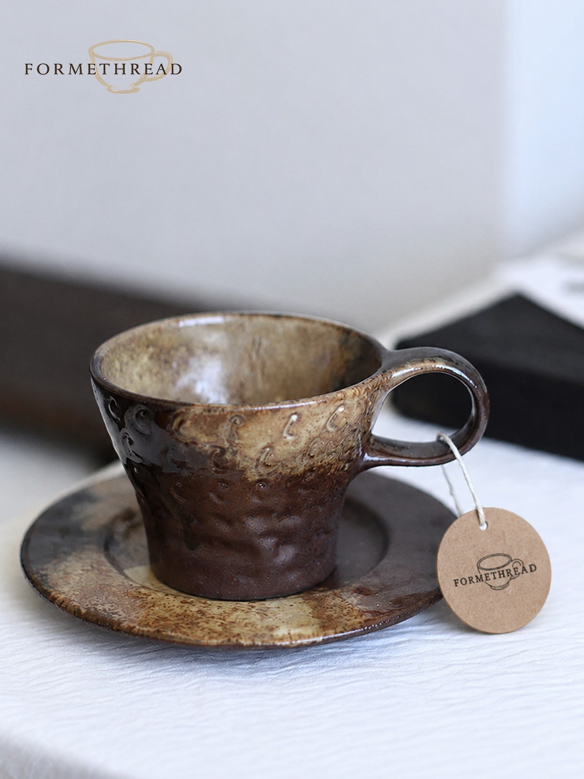 Vintage Ember Studio Coffee Cup