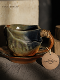 Rust Ember High-Fire Coffee Cup