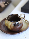 Heart Ember Kiln-Glazed Tea Cup