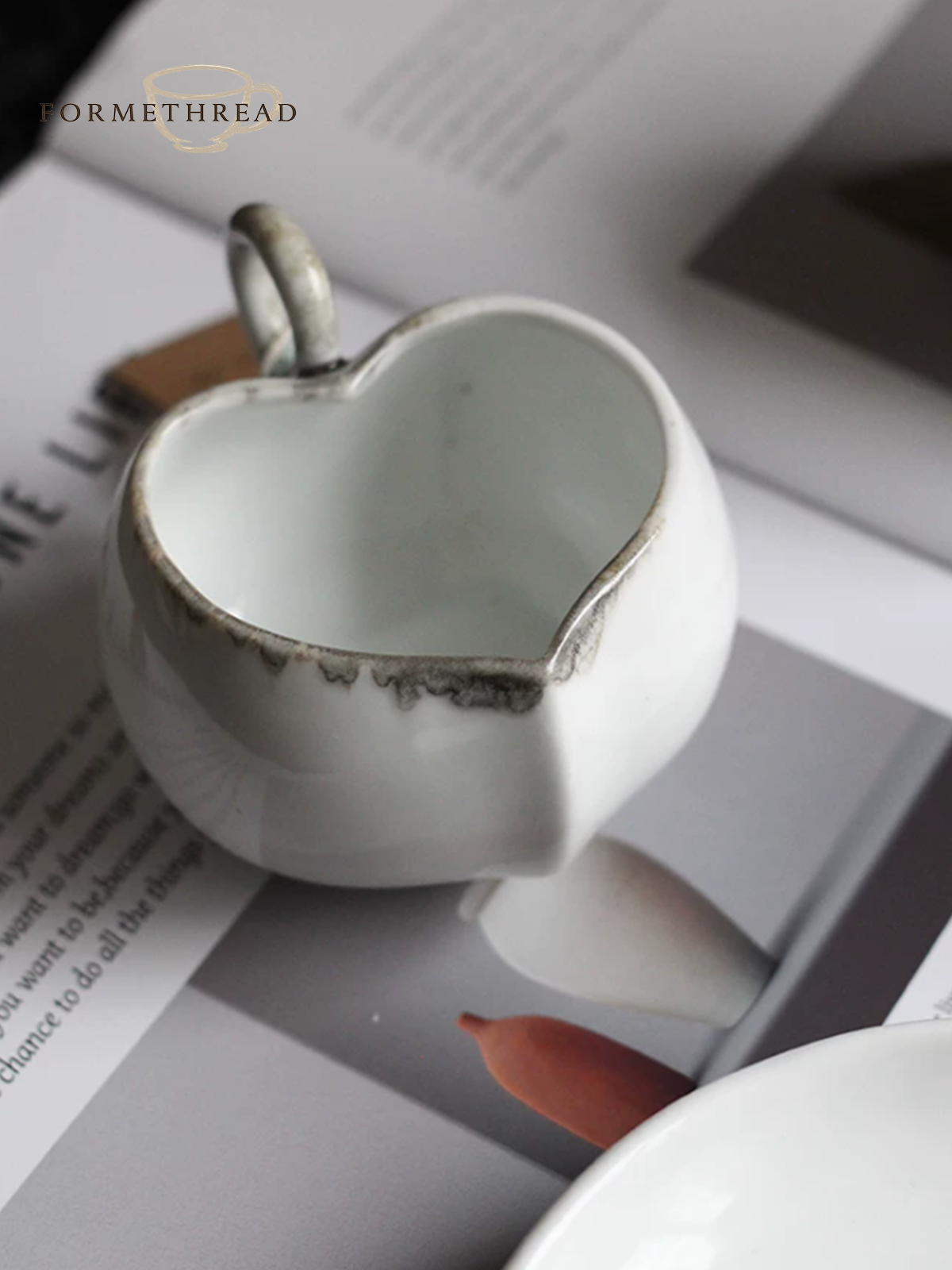Ivory Drift Kiln-Glazed Porcelain Cup