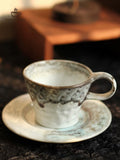 Qinglan Mist Ceramic Coffee Cup