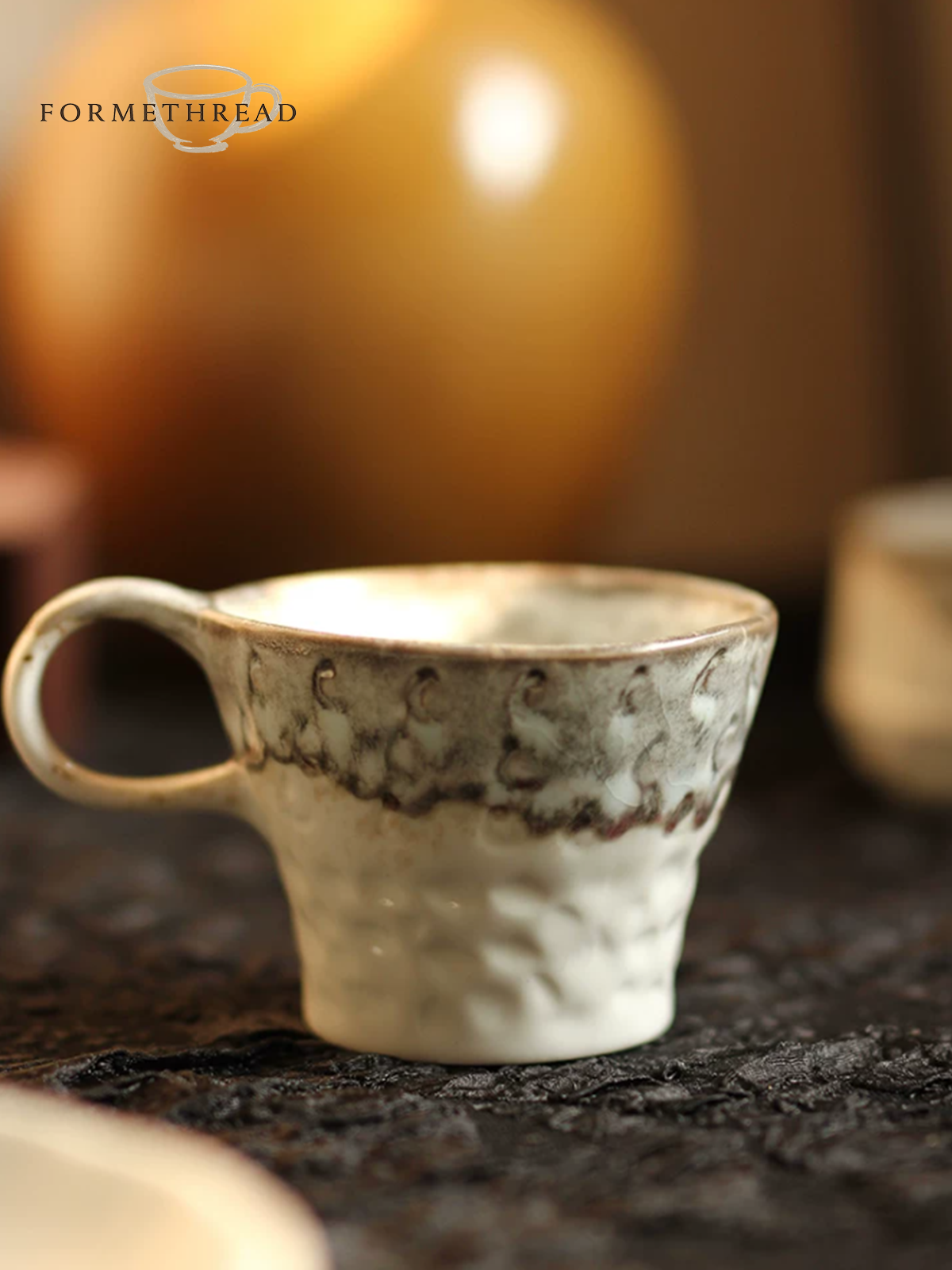 Qinglan Mist Ceramic Coffee Cup