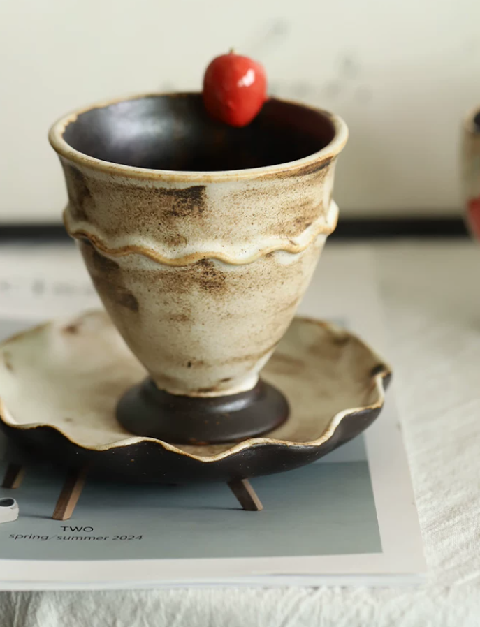 Pomelo Ash Artisan Latte Cup