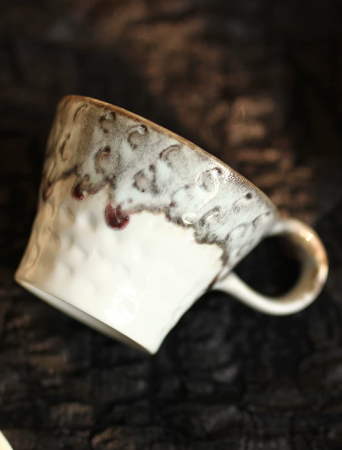 Qinglan Mist Ceramic Coffee Cup