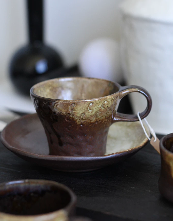 Vintage Ember Studio Coffee Cup