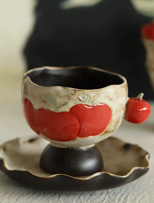 Apple Muse Wabi-Sabi Coffee Cup