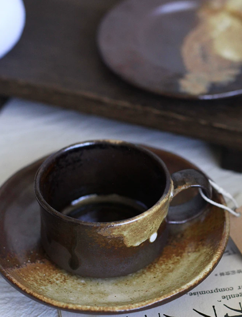 Brushed Glaze Artisan Espresso Cup
