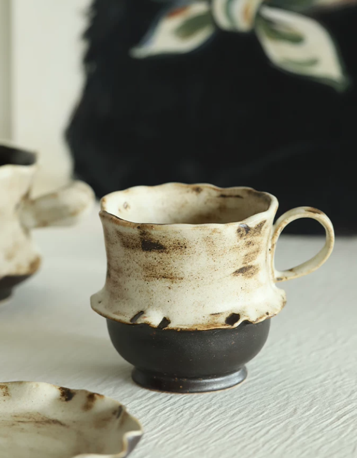 Dust Veil Stoneware Coffee Cup