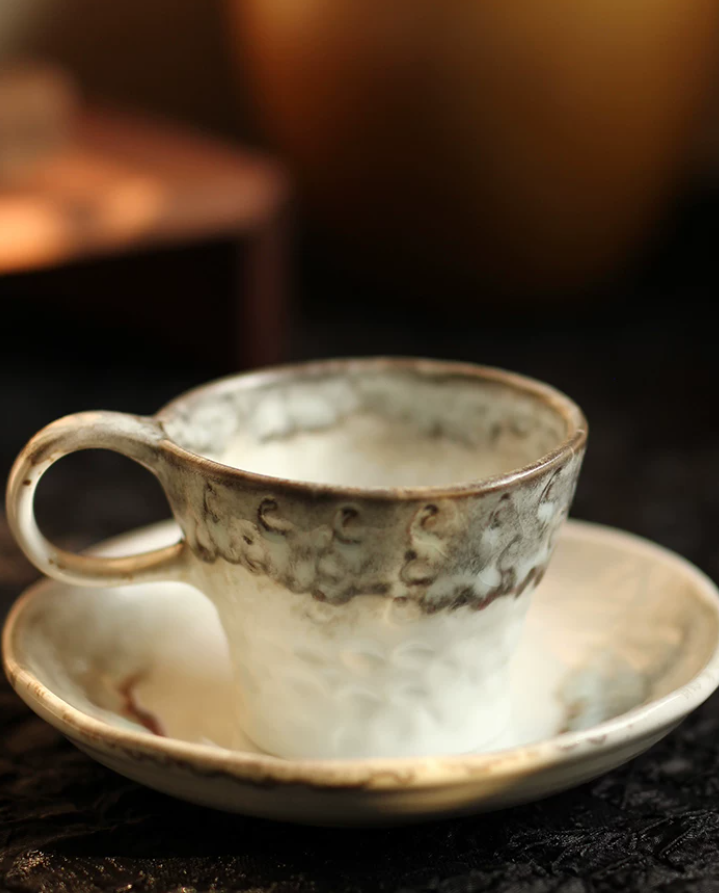 Qinglan Mist Ceramic Coffee Cup