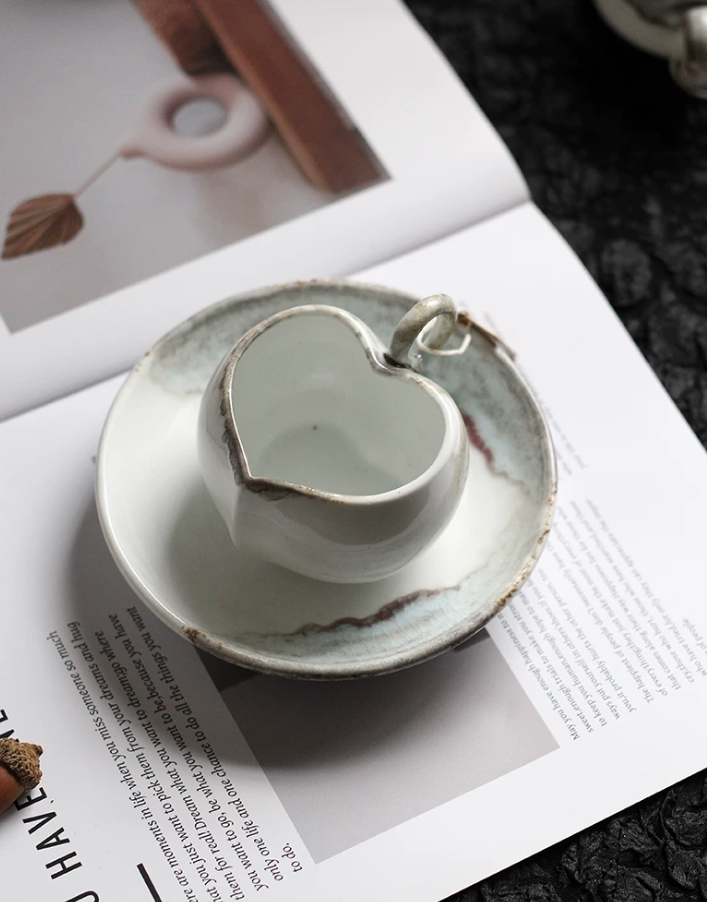 Ivory Drift Kiln-Glazed Porcelain Cup