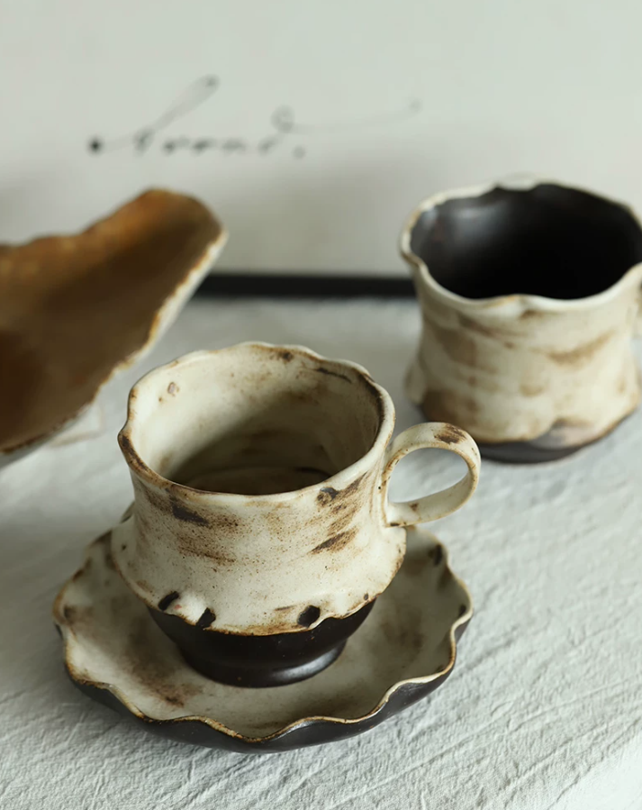Dust Veil Stoneware Coffee Cup
